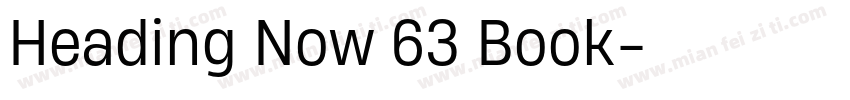 Heading Now 63 Book字体转换